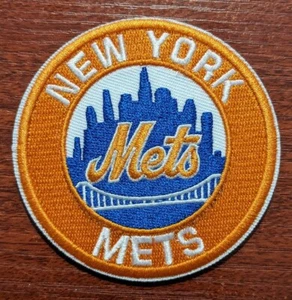 New York Mets Patch MLB Baseball Sports Embroidered Iron On Patch 3" - Picture 1 of 3