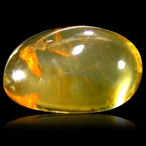 1.39 ct AAA Fancy Cabochon Shape (8 x 5 mm) Yellowish Orange Orange Fire Opal - Picture 1 of 1