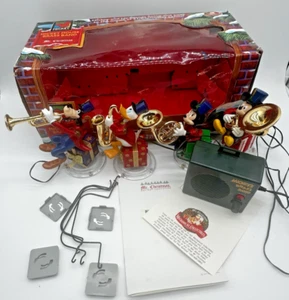 VTG 1985 Mickey Mouse Jazz Band Mr Christmas W/ Box & Instructions !SEE VIDEO! - Picture 1 of 16