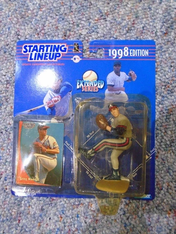 Kenner Starting Lineup Atlanta Braves Greg Maddux 1998 Action Figure   **NEW** Cover
