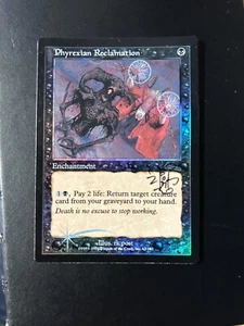 FOIL Phyrexian Reclamation | MtG Magic Urza's Legacy | English | LP Signed - Picture 1 of 3