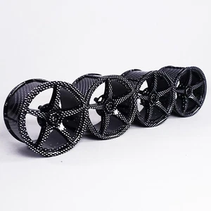 4 pz Cerchi Carbon wave personalizzati per LEGO 42115 42083 scala 1:8, Auto Cada Lafer, V5 - Foto 1 di 2