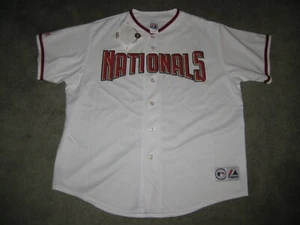 Washington Nationals vintage Majestic 6400 replica home jersey 2XL new with tags - Picture 1 of 8