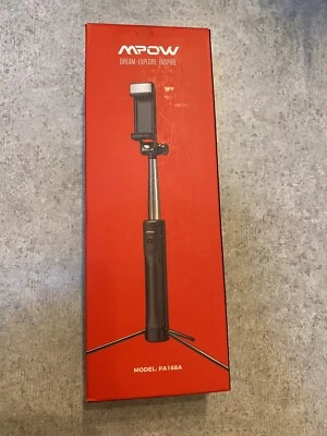 MPow 3-in-1 Wireless Selfie Stick Tripod Bluetooth Flash PA168A New In Box - Image 1 of 4