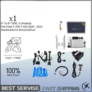 4" to 8" SYNC 3 Upgrade Ford F-250 F-350 2020 - 2022 AndroidAuto AppleCarPlay - Picture 1 of 5