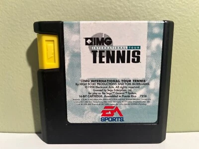 IMG International Tour Tennis Sega Genesis 1994 Cartridge Only- Works See Video - Image 1 of 4