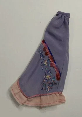 BRATZ DRESS JADE FORMAL FUNK 2003 LIGHT PURPLE PINK BLUE FLORAL DOLL CLOTHES - Image 1 of 4