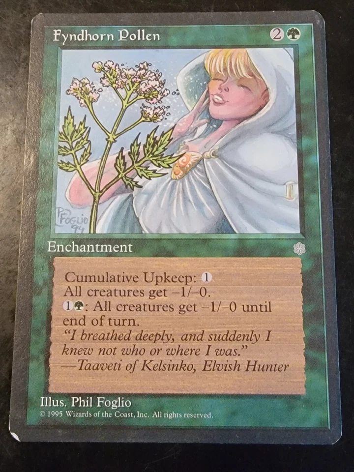 Fyndhorn Pollen 1995 Magic The Gathering MTG  - Image 1 of 1