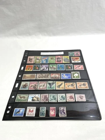 Lot of 40 Vintage South Africa Stamps Used Fine to Very Fine 1940 Up Cover