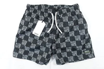 WESC NEGRO PEQUEÑO DESPERDICIADO ESTAMPADO JUVENIL SURF BAÑADOR PANTALONES CORTOS PARA HOMBRE NUEVO CON ETIQUETAS NUEVO Foto 1 de 4