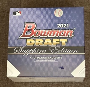 Neu 2021 Bowman Draft MLB Sapphire Edition Box Sealed Topps Exclusive - Bild 1 von 6