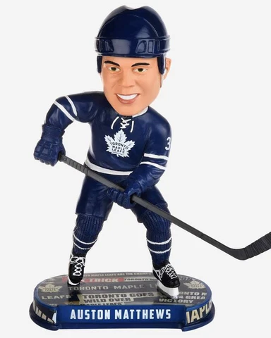 Auston Matthews Toronto Maple Leafs NHL Hockey Headline Bobblehead by FOCO Cover
