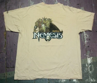 Camisa Torneo Prelanzamiento Personal Magic The Gathering Nemesis 2000 De Colección Talla XXL Foto 1 de 4