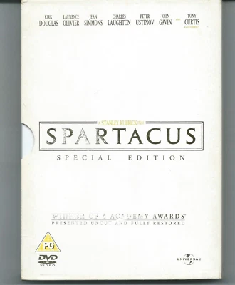 Spartacus DVD 1960 Film Special Ed Rated PG Drama Adventure 189 Minutes Used - Image 1 of 4