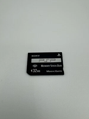 Official Sony PSP 32MB Memory Stick Duo MagicGate PlayStation Portable Cameras - Image 1 of 2