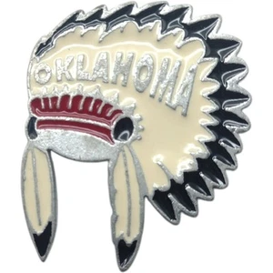 Oklahoma State Jaycees Vintage Esmalte Pin Solapa Insignia OKC Tulsa Pinback - Imagen 1 de 6