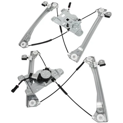 Par de reguladores de ventana eléctrica delanteros con motor para Chevrolet Equinox 2012-2017 Foto 1 de 4