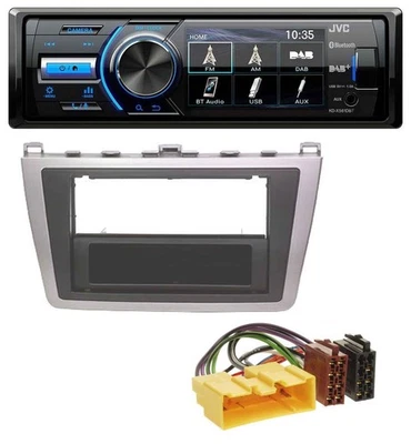 JVC Bluetooth MP3 USB DAB Autoradio für Mazda 6 (08-12) silber schwarz - Bild 1 von 4