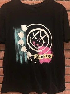 Blink182 Short Sleeve Cotton Pullover Graphic T-Shirt Size L Black - Picture 1 of 1