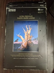 Papier photo Epson Ultra Premium d'occasion - Lustre 50 plus feuilles S041407 13"x19" - Photo 1/3