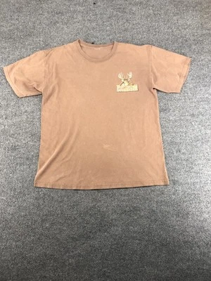 Рубашка Buck Wear мужская большая коричневая трофей жена охотник олень графическая футболка для улицы - Изображение 1 из 4