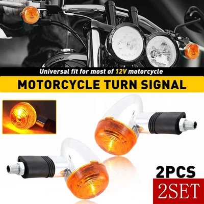 4x For Kawasaki Vulcan VN 1500 1600 1700 2000 800 900 Classic Turn Signal Lights - Image 1 of 4