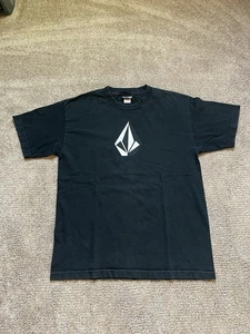 VTG 00’s / Y2K Volcom Stone Faded Black Tee - Picture 1 of 5