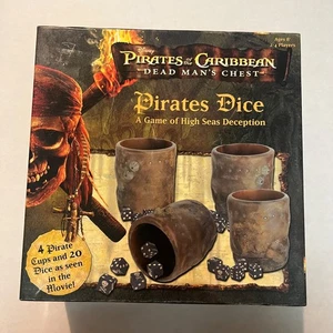 Pirates of the Caribbean Dead Man’s Chest Dice Game Disney Complete Disney - Picture 1 of 5