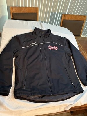 Bauer Hockey Jacket Nylon Soft Shell Waterproof Stitched Premier Mens Large - Image 1 of 4
