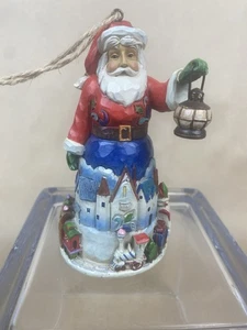 Jim Shore Santa With Train Ornament Hanging Heartwood Creek Original Box - Picture 1 of 8