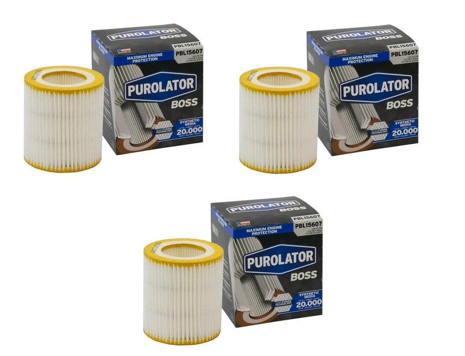 Filtro de aceite de motor Purolator ONE 3 piezas para BMW 125i 2009-2013 3,0 L 2996CC JE7F4 Foto 1 de 1
