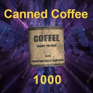 Fallout 76 Xbox Items! 1000 Canned Coffee! - Picture 1 of 1