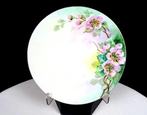 Uno Favorite Bavaria Porcelain Floral Antique Artist Signed 6" Plate 1912 - Picture 1 of 7