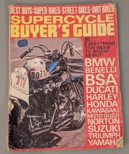 Supercycle Buyer's Guide 1972 - Motorcycles / Dirt Bikes/ Trail Bike / Vtg 1970s - Picture 1 of 20