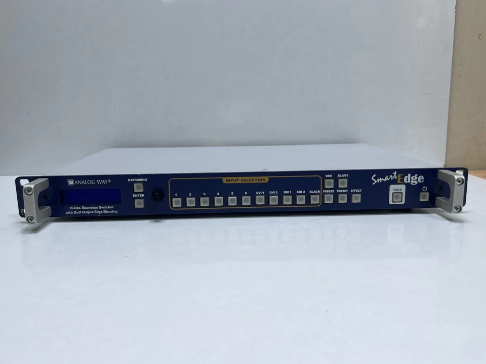 Analog Way STE100 Smart Edge, Hi-Res Seamless Switcher w/ Dual Output edge Blend - Image 1 of 4