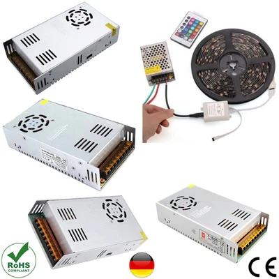 DC 12V 100W-500W LED Trafo Netzteil Treiber LED Transformator Streifen Strip - Bild 1 von 4