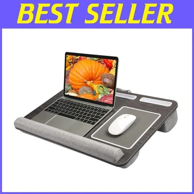 Eco-Friendly Portable Lap Desk with Built-In Cushion & Wrist Support for Laptops - Image 1 of 4