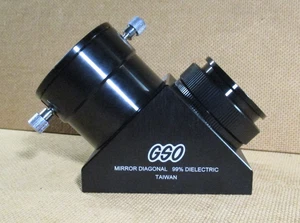 GSO 2" 90-deg 99% Quartz Dielectric Mirror Diagonal for SCT Telescope - Picture 1 of 6