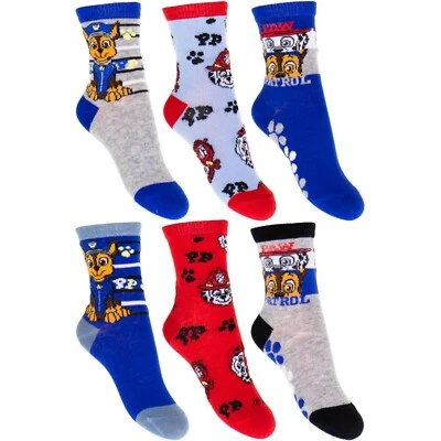 NICKELODEON ✅3 PAAR PAW PATROL JUNGEN SOCKEN / KINDERSOCKEN👍GR: 23-26/27-30/31-34💯NEU*