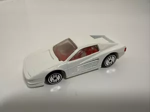 Hot Wheels Vintage Ferrari Testarossa White Chrome Ultra Hots Malaysia 1987 Mint - Picture 1 of 11