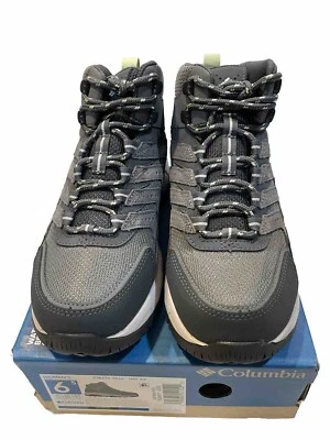 Columbia Strata Trail Mid Waterproof Women’s Hiking Boots, Size 6.5, Color Grey - Image 1 of 4