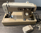 Vintage Sears Kenmore Portable Sewing Machine # 3178761 w/ Pedal & Case TESTED