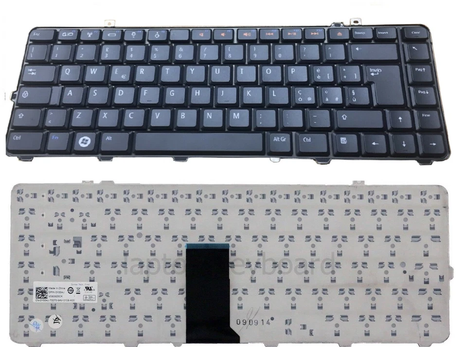 Novo Genuíno Italiano Teclado Tastiera DELL STUDIO 1555 1557 1558 - Imagem 1 de 1