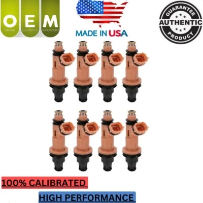 Inyector de combustible Denso OEM 8x compatible con Lexus GS430 2001-2007 4,3 L V8 #23250-50030 Foto 1 de 4