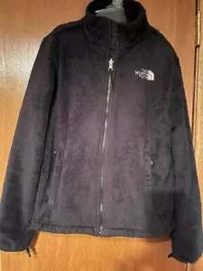 The North Face Women's Full Zip Fleece Black Jacket Size Small - Picture 1 of 7