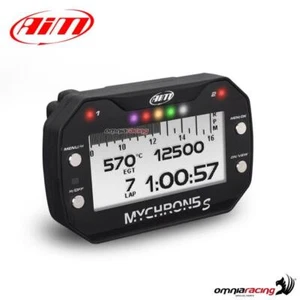 AIM MyChron5S digital display dashboard logger GPS for kart with CHT long sensor - Picture 1 of 5
