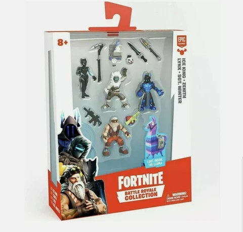 Fortnite Battle Royale Collection Mini Figures Ice King Zenith Lynx Sgt. Winter Cover