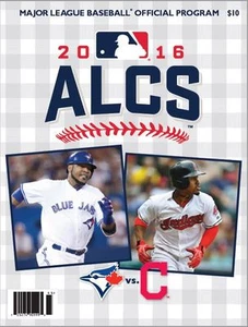 2016 ALCS GAME PROGRAM TORONTO BLUE JAYS CLEVELAND INDIANS JASON KIPNIS BACK D - Picture 1 of 2
