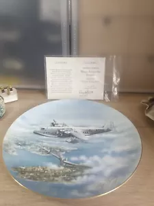 Coalport Wings Across The Empire Short S23 Empire Flying Boat Collectors Plate - Picture 1 of 4