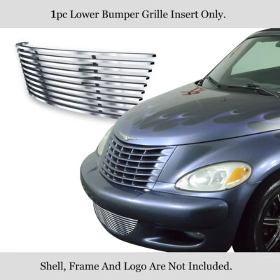 Parachoques de acero inoxidable plateado para Chrysler PT Cruiser 2000-2005 Foto 1 de 4